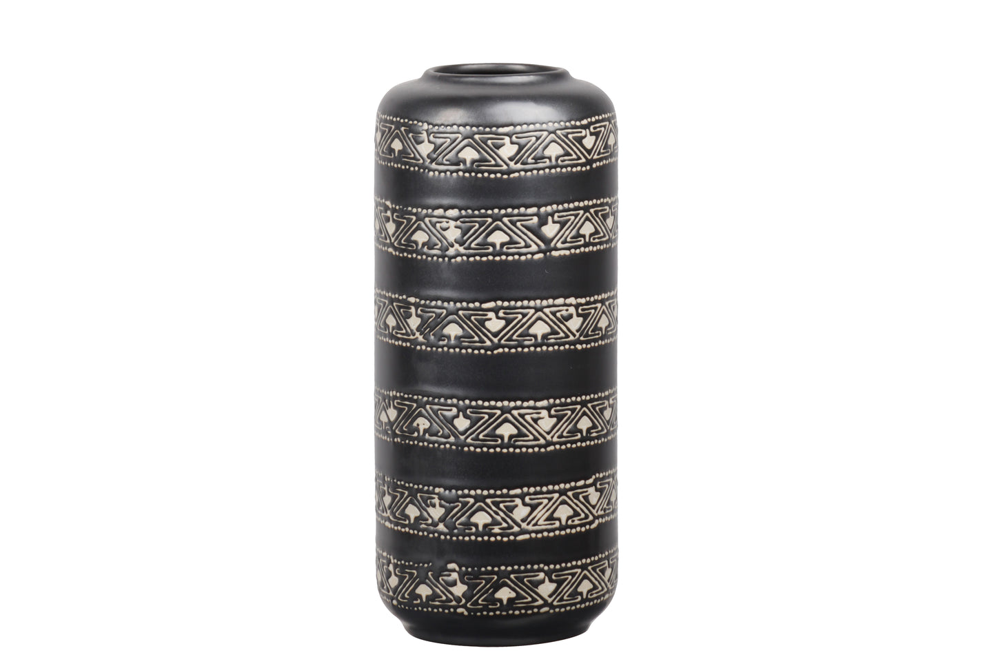 Rheo Charcoal Ceramic Vase