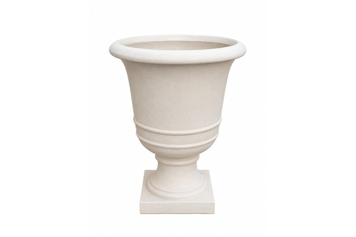 Nola Pedestal Urn Fiberglass Planter