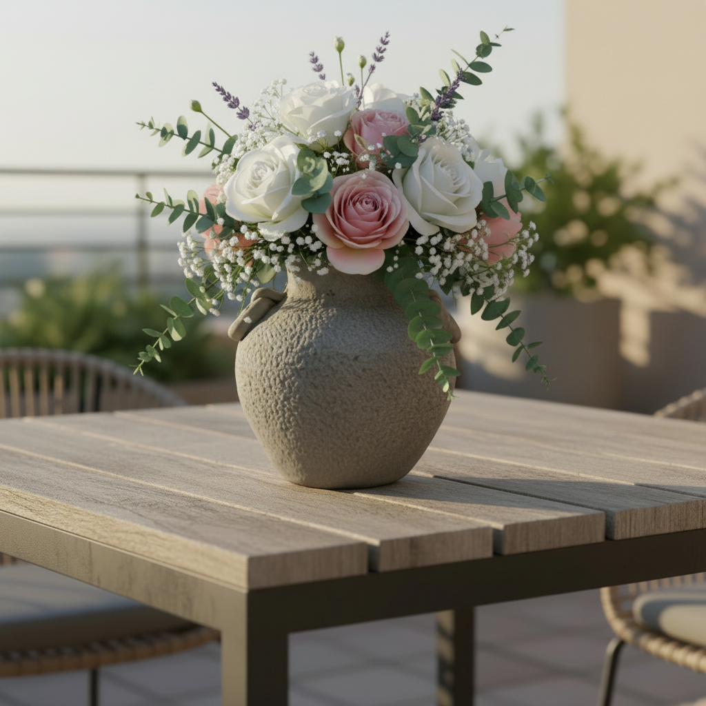 Riri Round Bellied Ceramic Vase