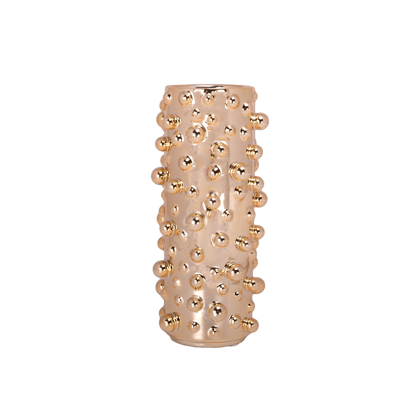 Tavianna Gloss and Metallic Ceramic Vase