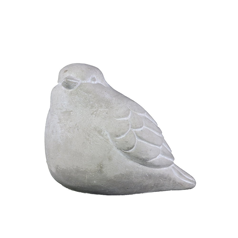 Vensley Washed Cement Bird Figurine