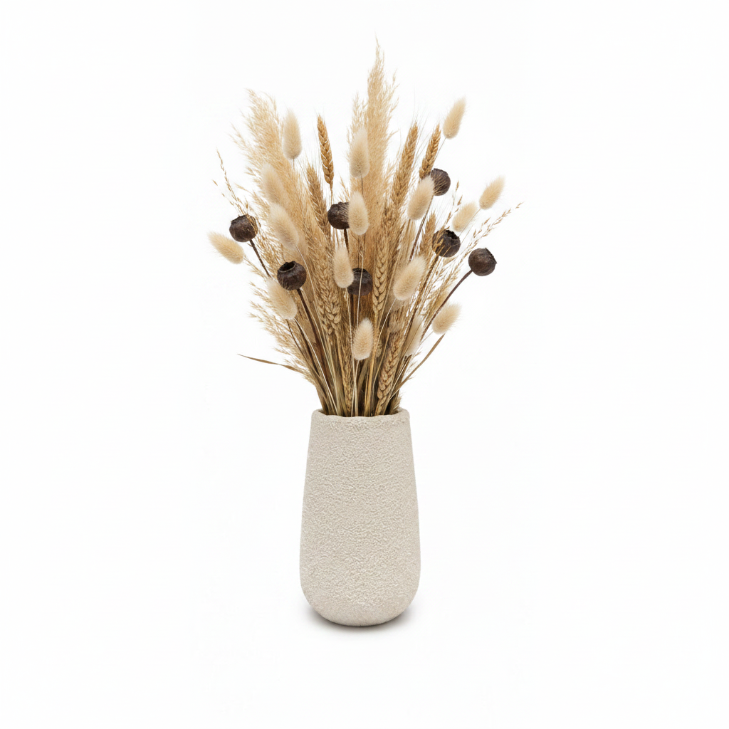 Urisha Textured Conical Ceramic Vase