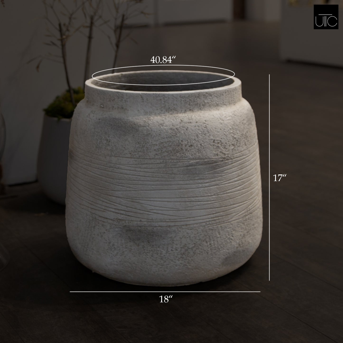 Polene Cement Flower Planter