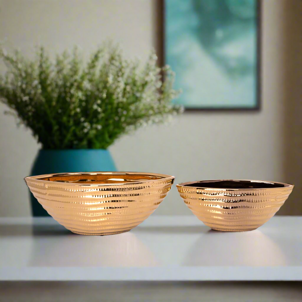 Nerelle Oval Ceramic Vase Set (Set of 2)