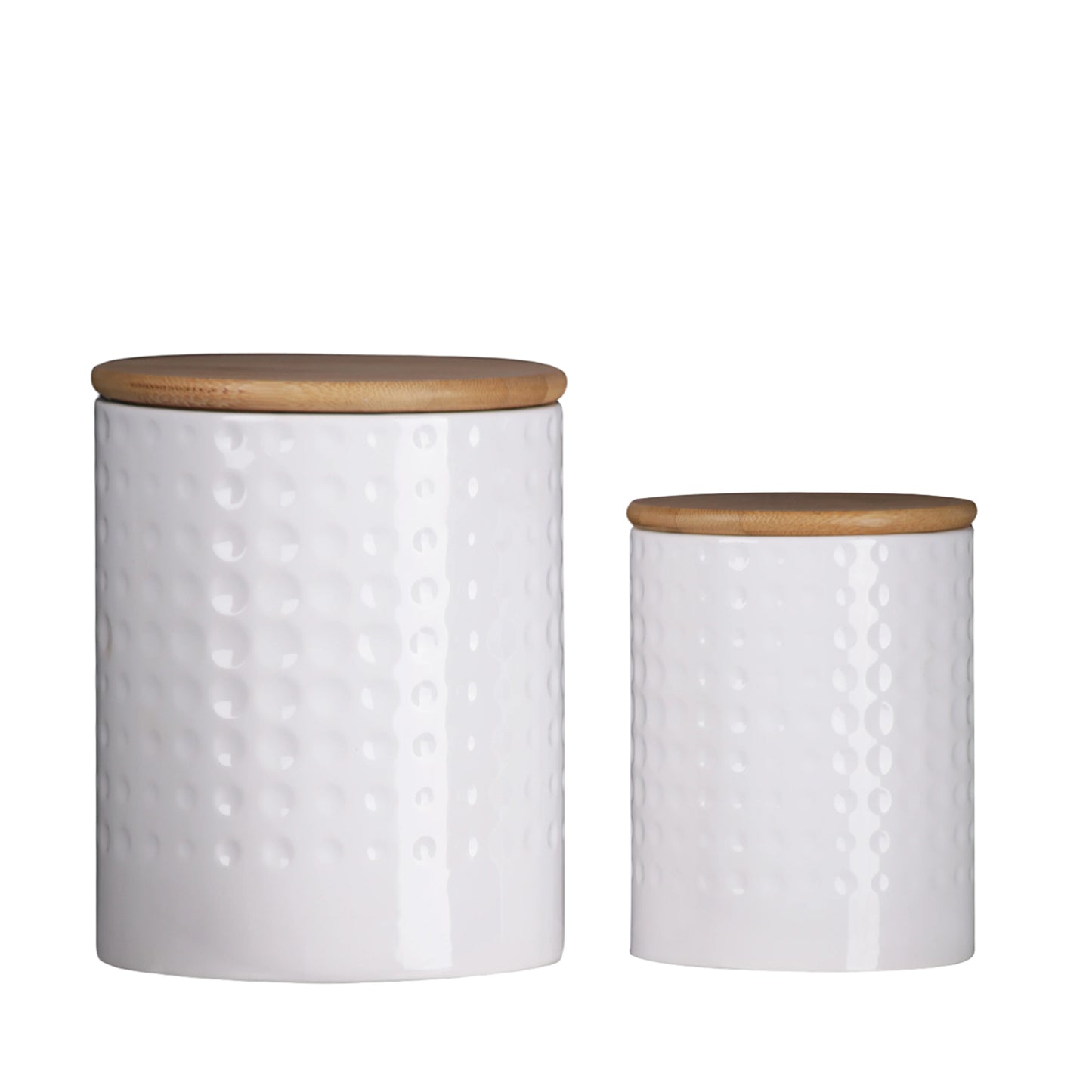 Farrow Dotted Ceramic Canister Set (Set of 2)