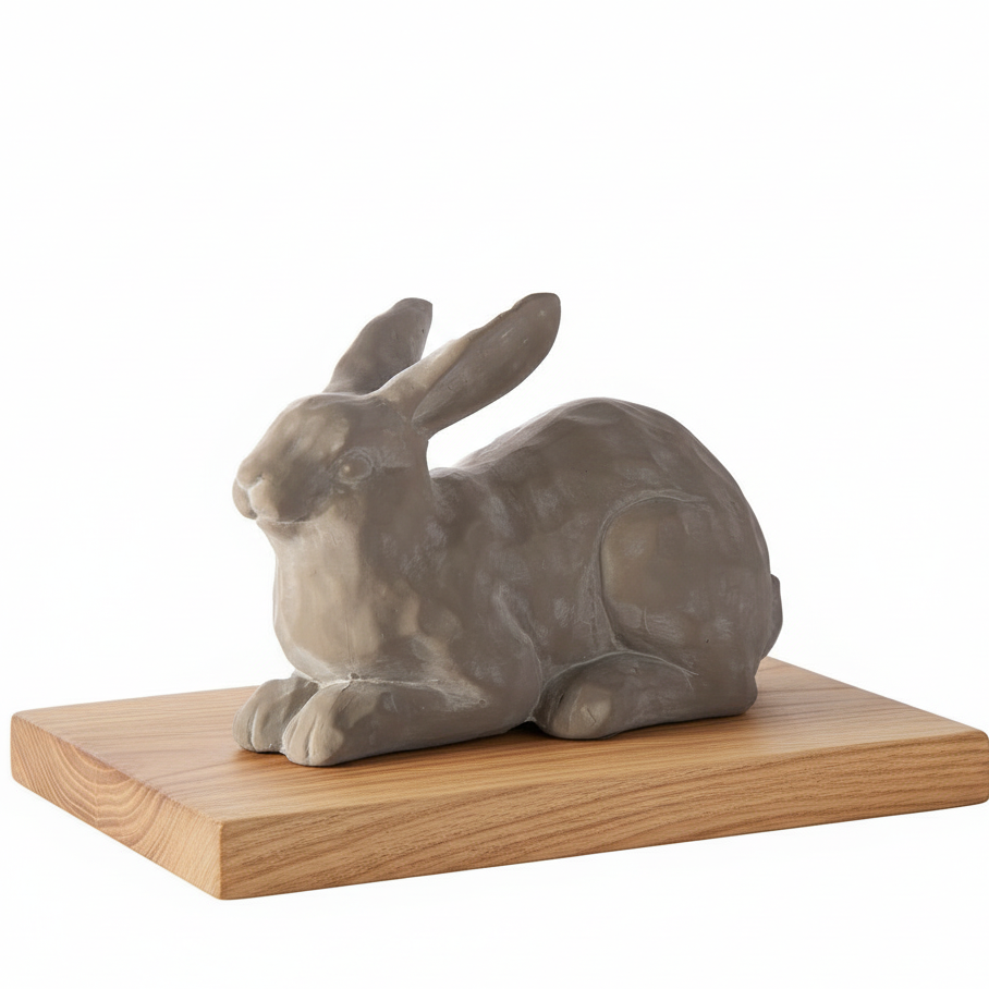 Junver Resting Rabbit Figurine