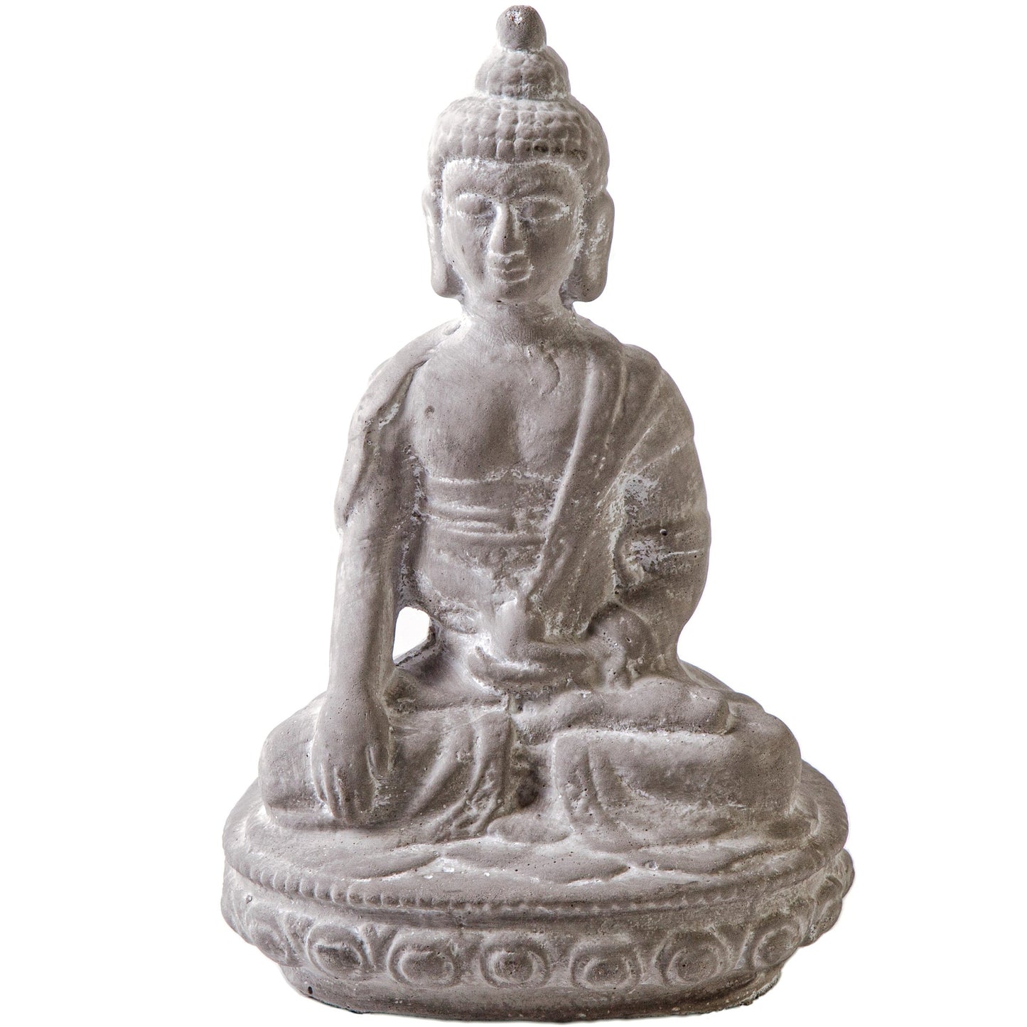 Emilli Cement Meditating Buddha in Bhumisparsha Mudra