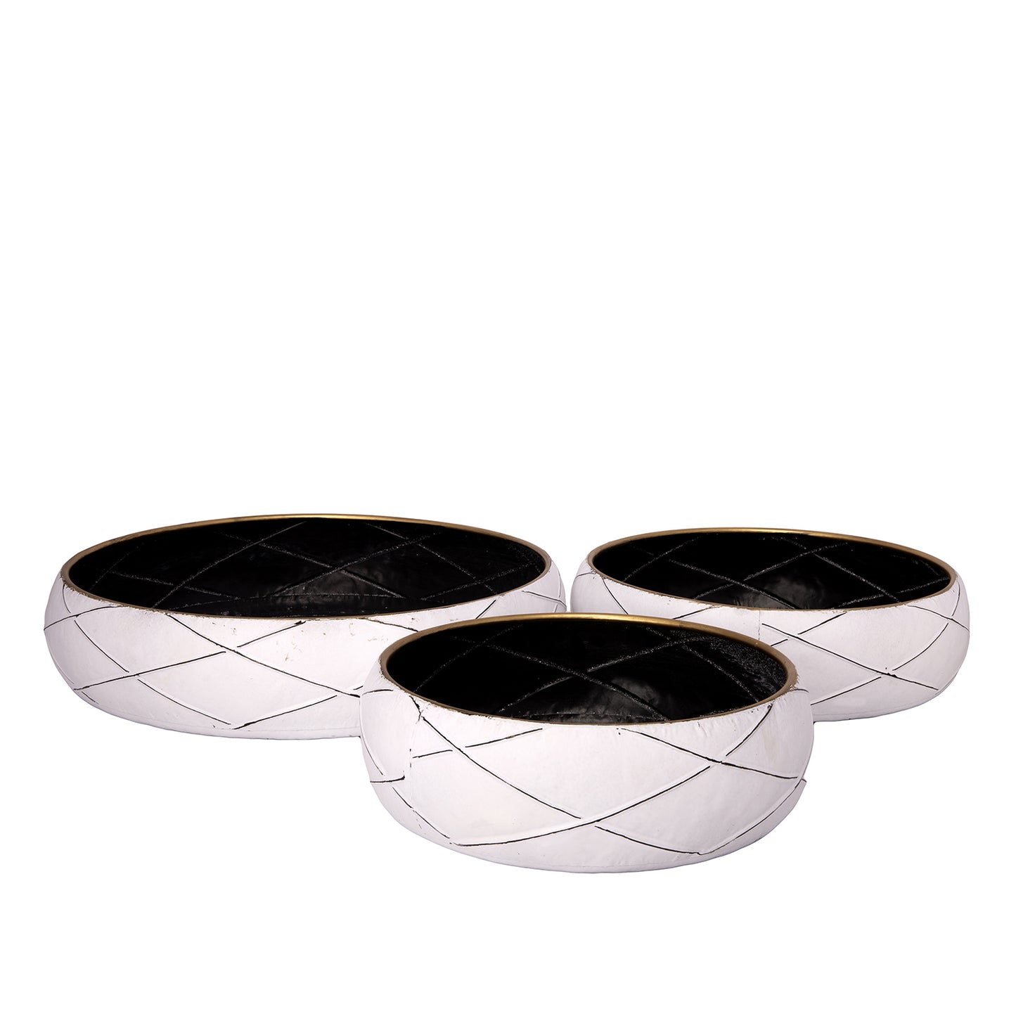 Daryna Metal Round Planter Set (Set of 3)