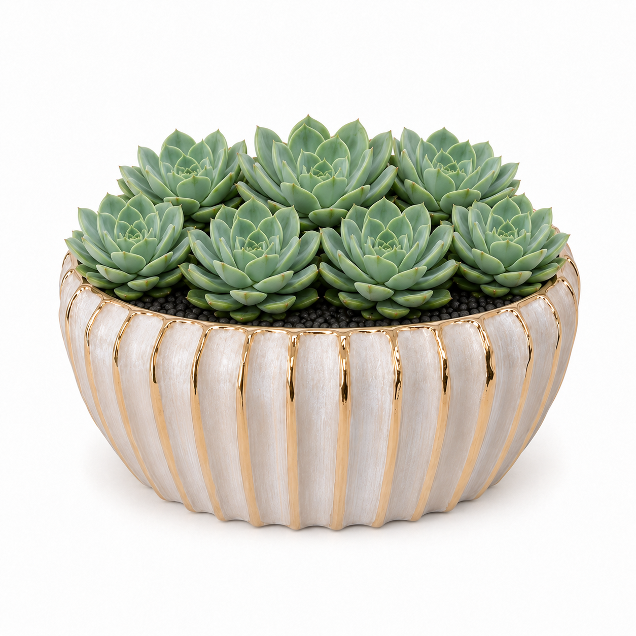 Shams Ribbed Ceramic Bowl
