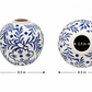 Libi Chinoiserie Ginger Jar Ceramic Vase