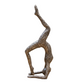 Kendall Polyresin Charcoal Yoga Lady Antique