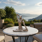 Arli Polyresin Yoga Lady Sculpture