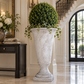 Niya Classic Fiberglass Urn Planter with Pedestal
