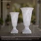 Niya Classic Fiberglass Urn Planter with Pedestal