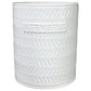 Brinna Embossed Ceramic Utensil Jar