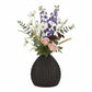 Zoya Matte Black Ceramic Vase