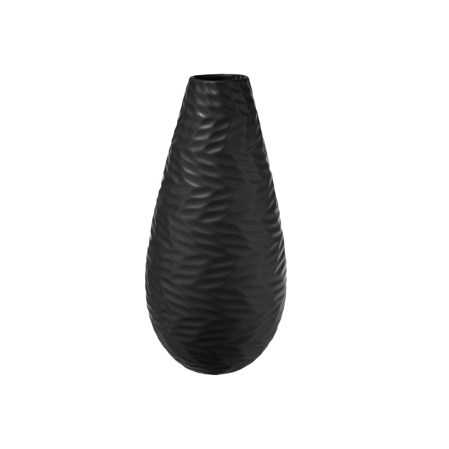 Joplin Engraved Bellied Ceramic Vase