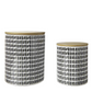 Umberly Ceramic Canister Set with Bamboo Lid (Set of 2)