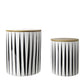 Umberly Ceramic Canister Set with Bamboo Lid (Set of 2)