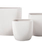 Aurette Brushed Column Ceramic Pot Set (Set of 3)