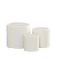 Nelly Diamond Pattern Ceramic Pot (Set of 3)