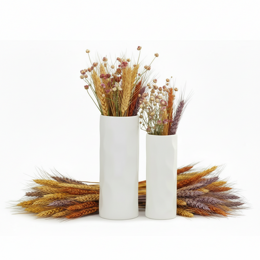 Caisel Cutout Design Ceramic Vase (Set of 2)
