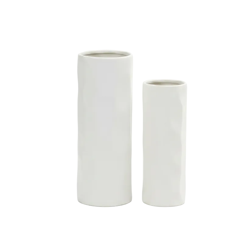 Caisel Cutout Design Ceramic Vase (Set of 2)