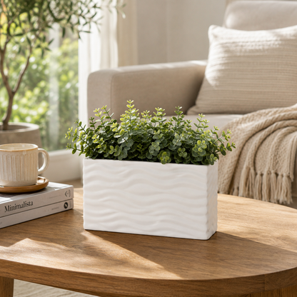 Aeros Ceramic Rectangle Vase
