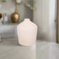 Lumine Textured Bulbous Ceramic Vase