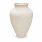 River Handcrafted Textured Urn Vase with Wavy Rim