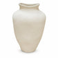 River Handcrafted Textured Urn Vase with Wavy Rim