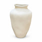 River Handcrafted Textured Urn Vase with Wavy Rim