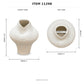Kelby Handcrafted Sculptural Vest-Shape Vase