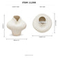Kelby Handcrafted Sculptural Vest-Shape Vase