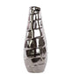 Sylvar Spiral Chrome Ceramic Vase