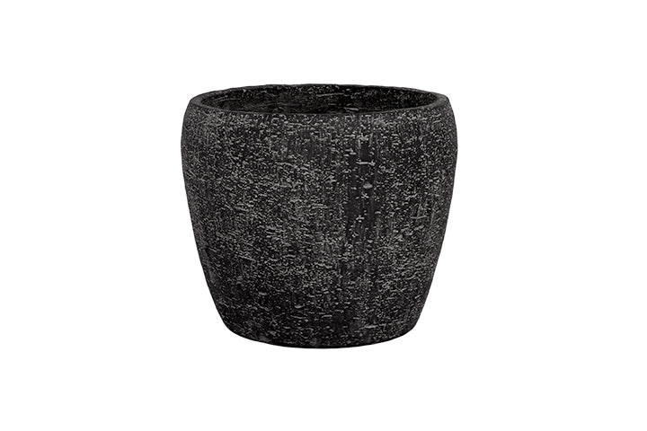 Droven Black Cement Pots