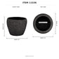 Droven Black Cement Pots