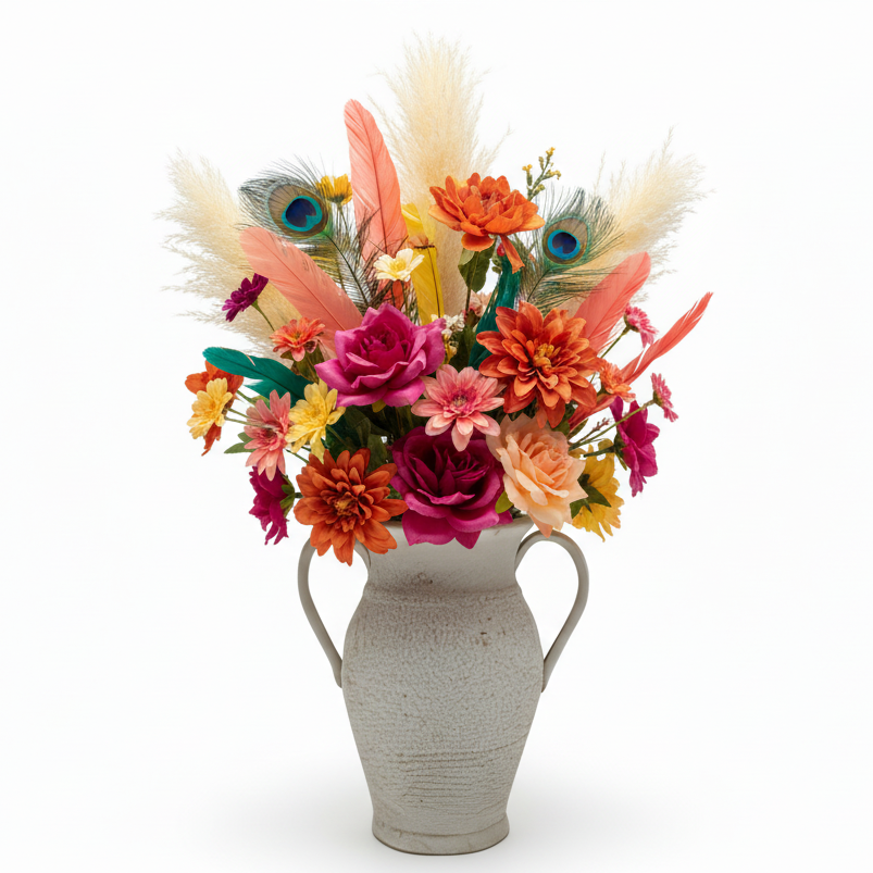 Saira Round Urn Ceramic Vase