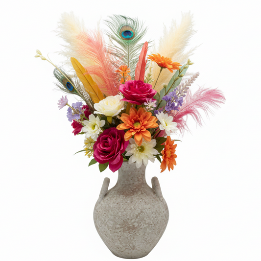 Ahana Round Ceramic Vase