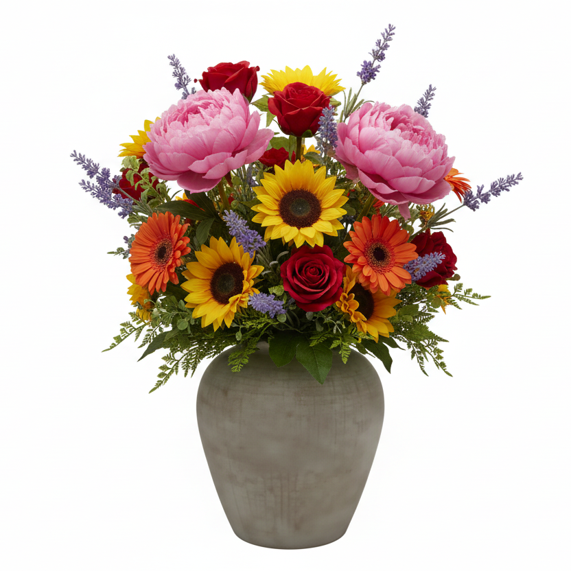 Lasya Round Ceramic Vase