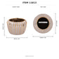 Jaleh Ribbed Ceramic Pot