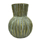 Farrin Ribbed Ceramic Decorative Vase