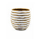 Miley Beehive-Ridged Ceramic Vase