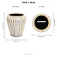 Prima Ribbed Ceramic Planter
