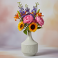 Mireya Corrugated Ceramic Vase