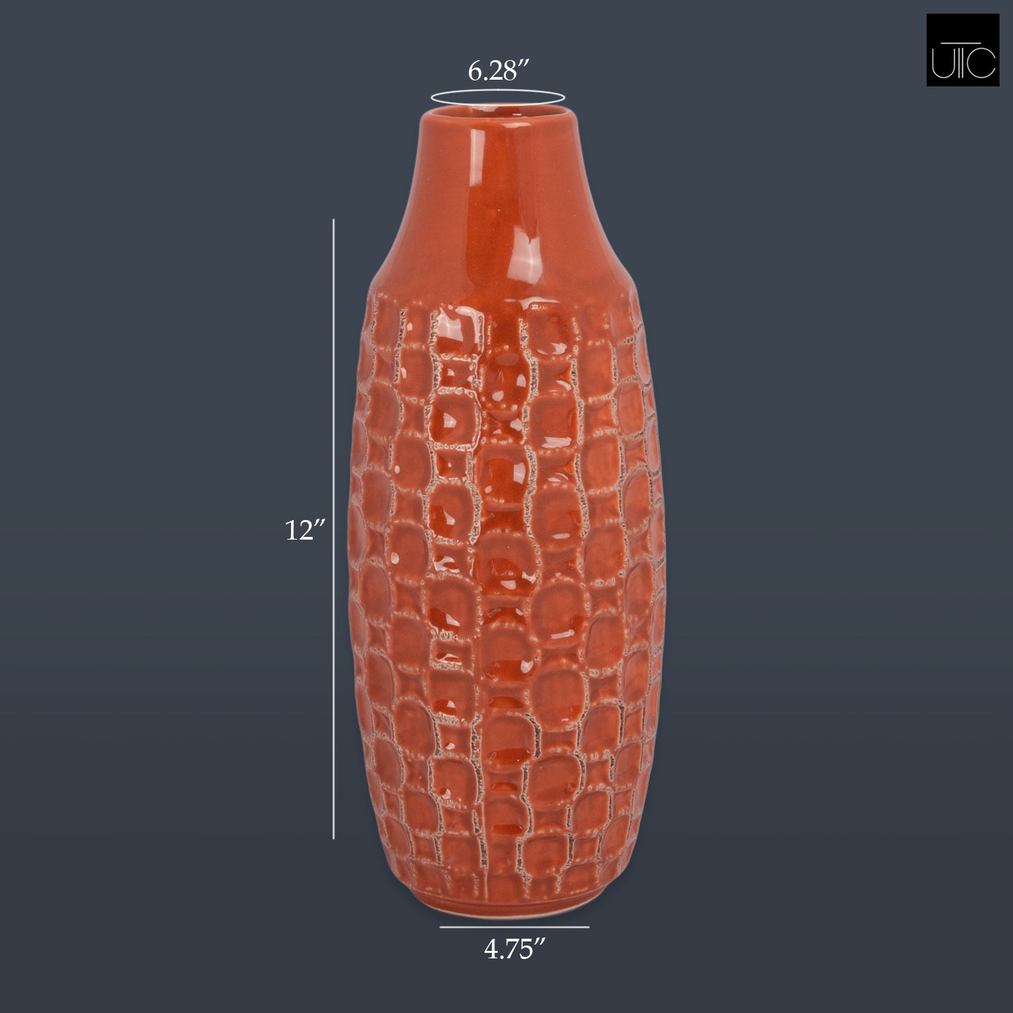 Ansel Abstract Pattern Ceramic Vase