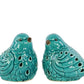 Nolia Cutout Porcelain Bird Figurines (Set of 2)