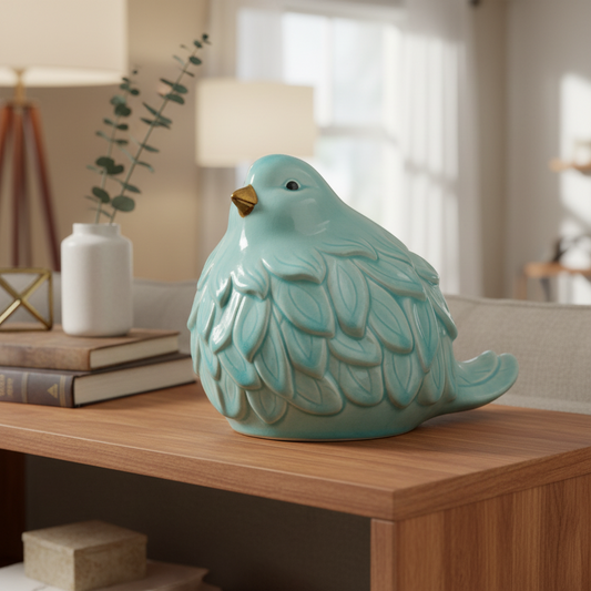 Kataleya Glossy Porcelain Bird Figurine