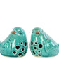Tevara Cutout Porcelain Bird Figurines (Set of 2)