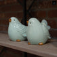 Soriel Gloss Blue Cardinal Bird Figurines